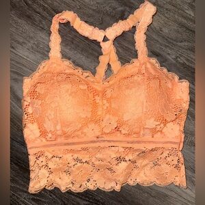 Jady K Juliette Lace Bralette in Peach S/M New in package